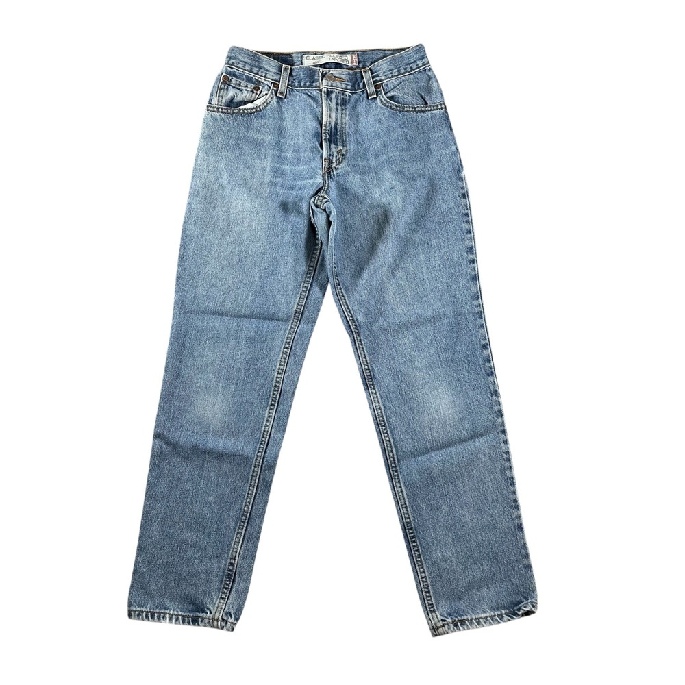 Levis‎ 550 Relaxed Tapered Leg Jeans Light Wash Denim Womens Size 6S 100% Cotton